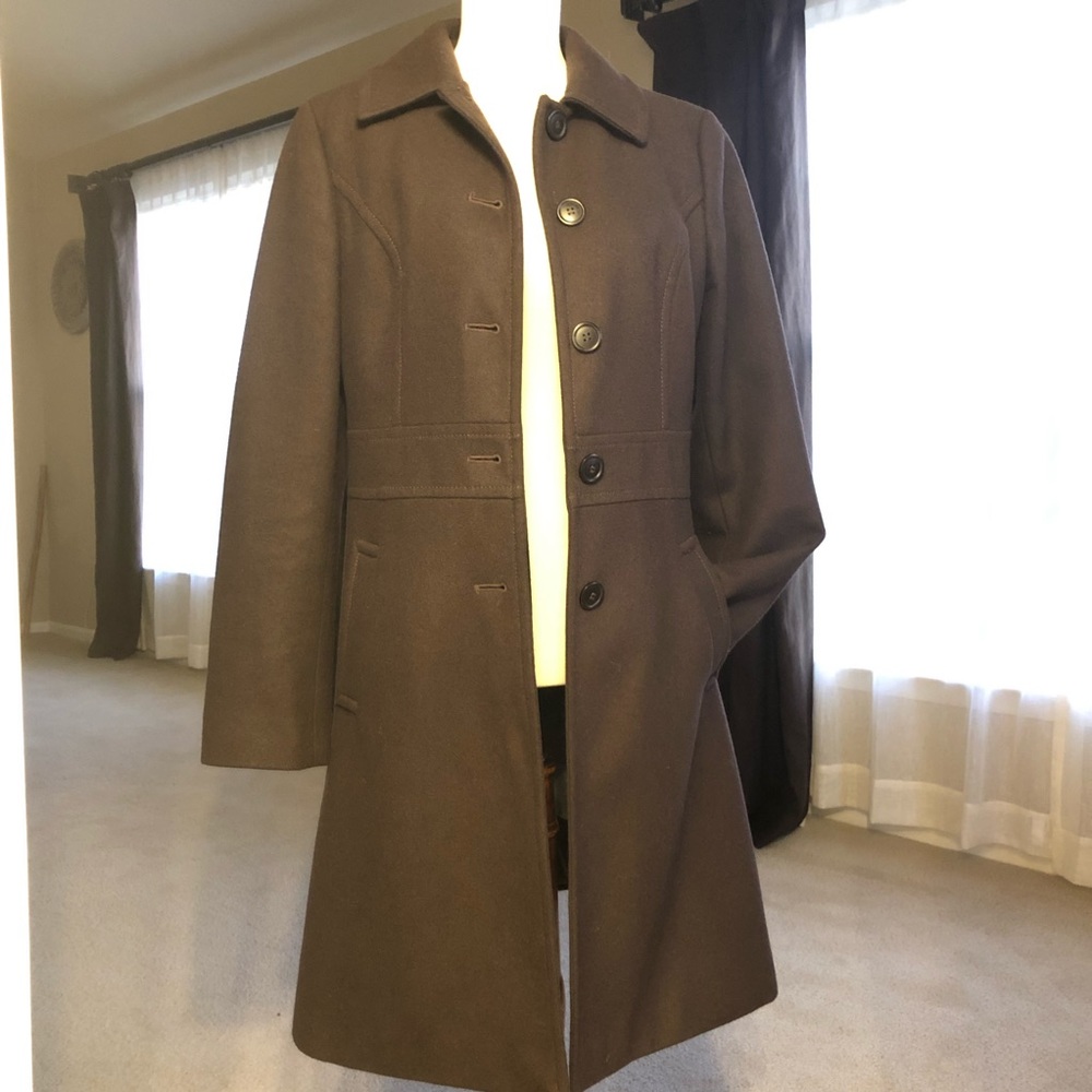 Ann Taylor Classic Brown Coat